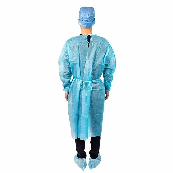 blue isolation gown 2