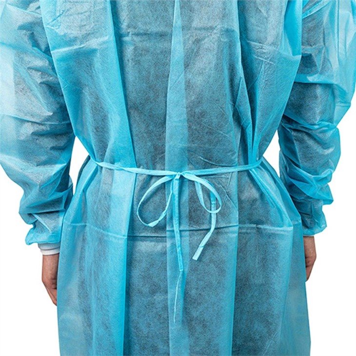 blue isolation gown 3